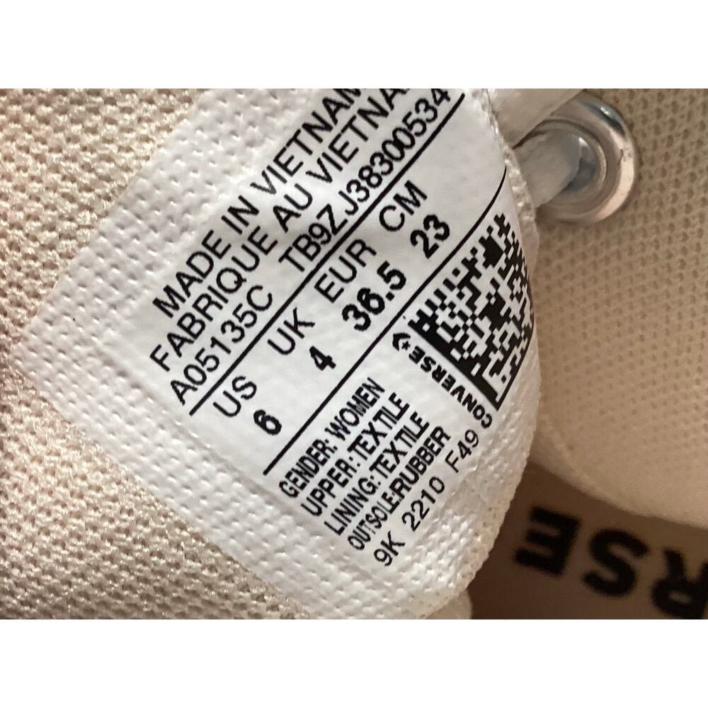 Converse Light Pink Platform All Star Hi Shoes size 6 - Picture 9 of 9